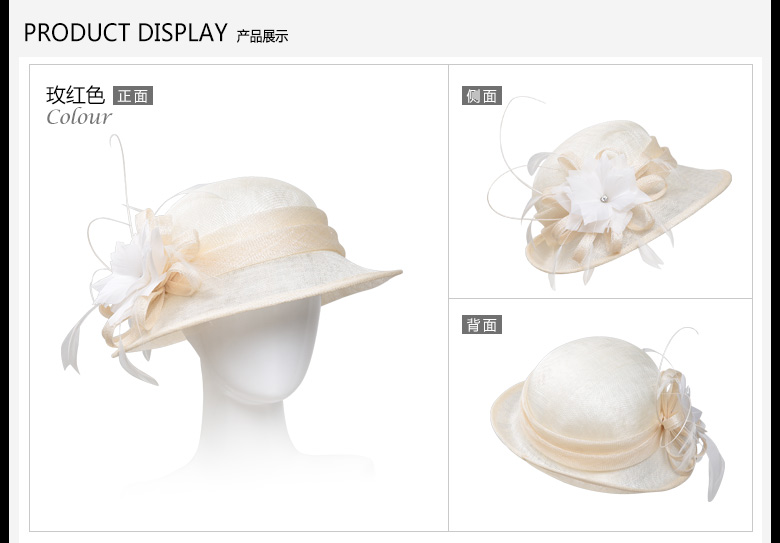 时尚麻纱帽定制，防紫外线遮阳帽，产品展示